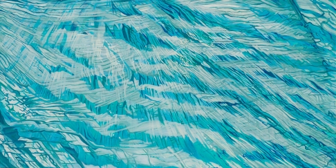 Water 2 by Anne Blenker | Acrylic and Gel Medium on Canvas Water 2